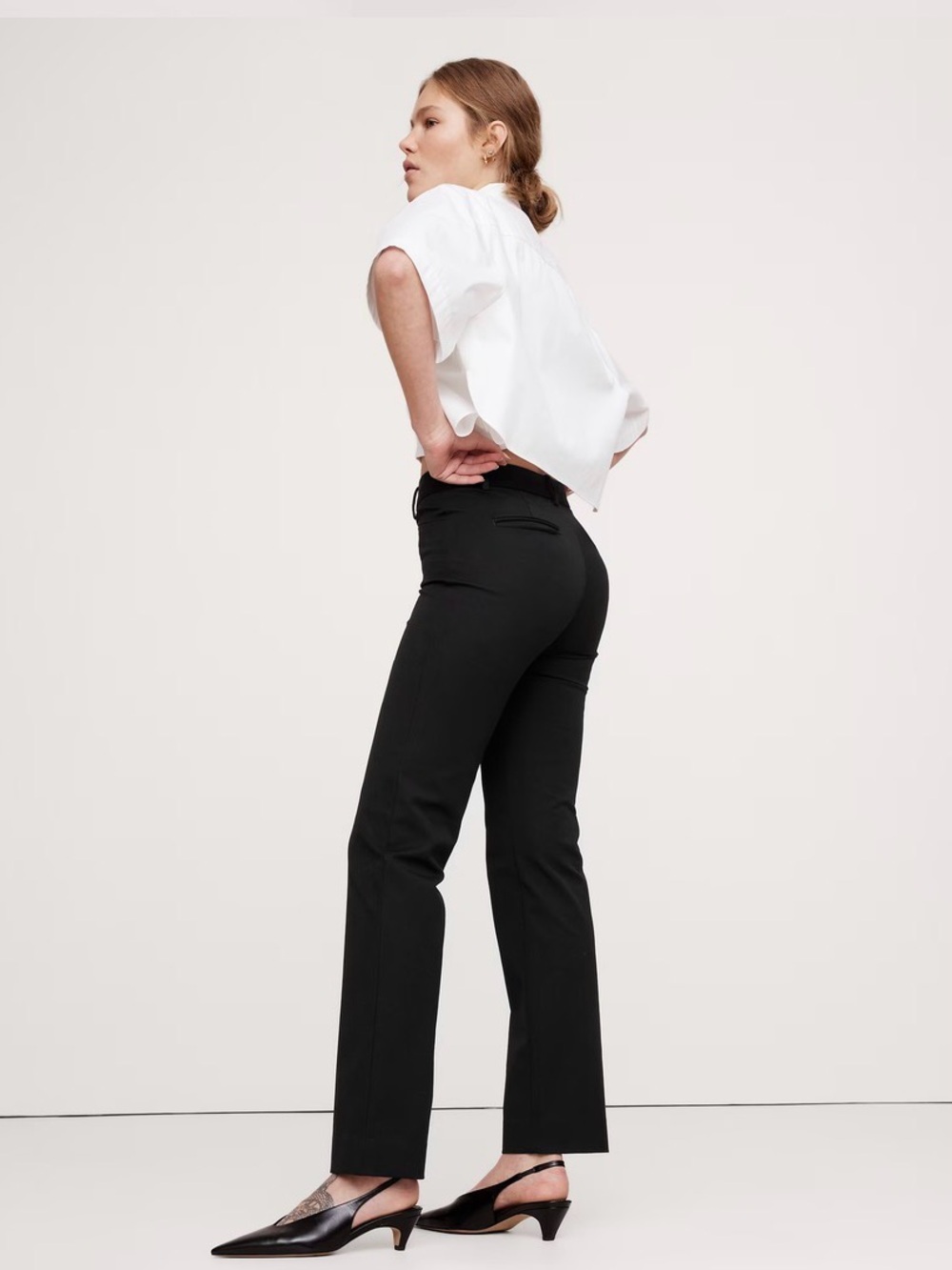 Banana Republic Straight Fit Sloan Pant NWT Black